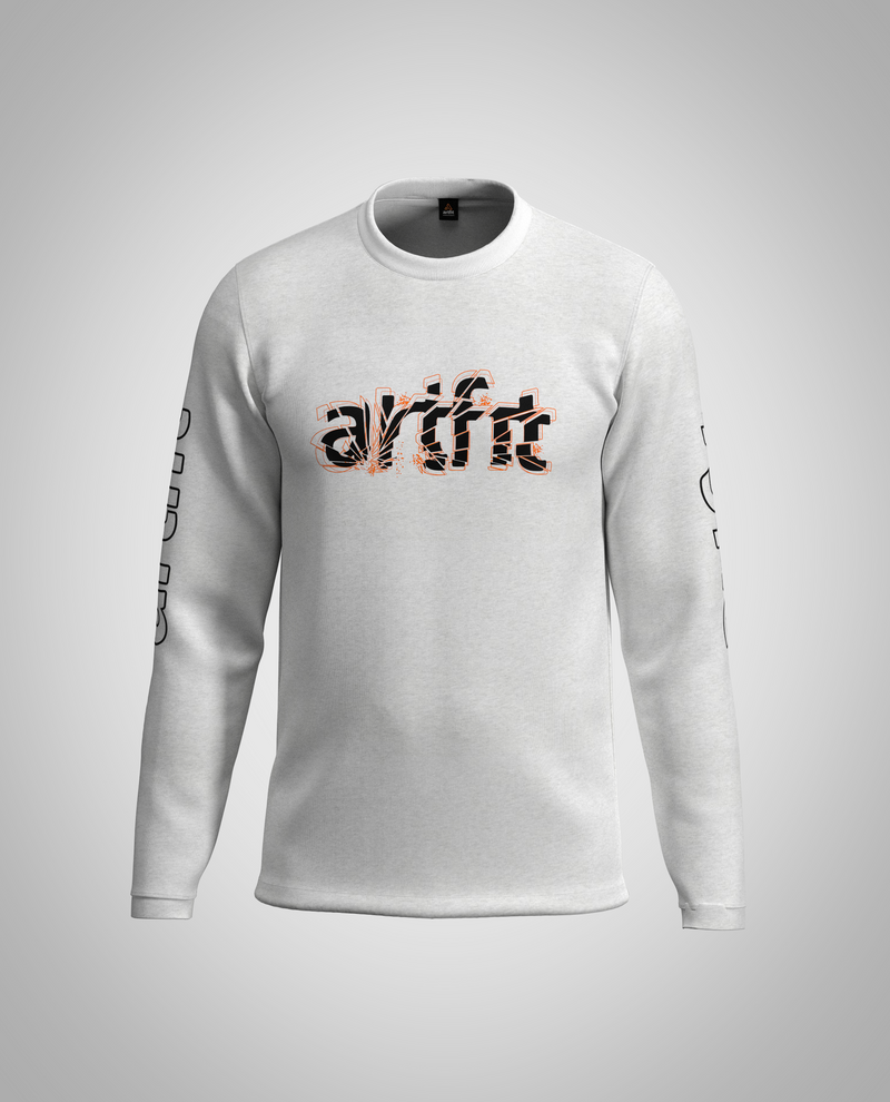 Kids White Long Sleeve T-Shirt