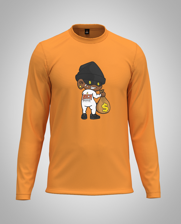 Kid Orange Long Sleeve Tshirt.