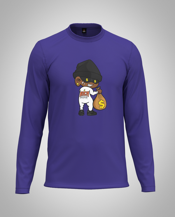 Kid Purple  Long Sleeve Tshirt.