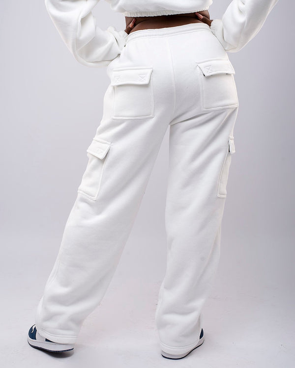 Haute Cargo Pants - White