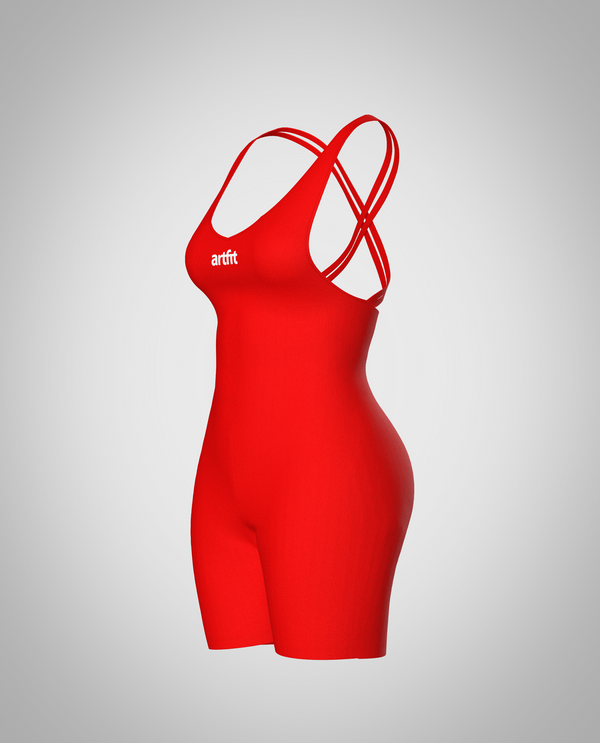 Amahle Playsuit- Red