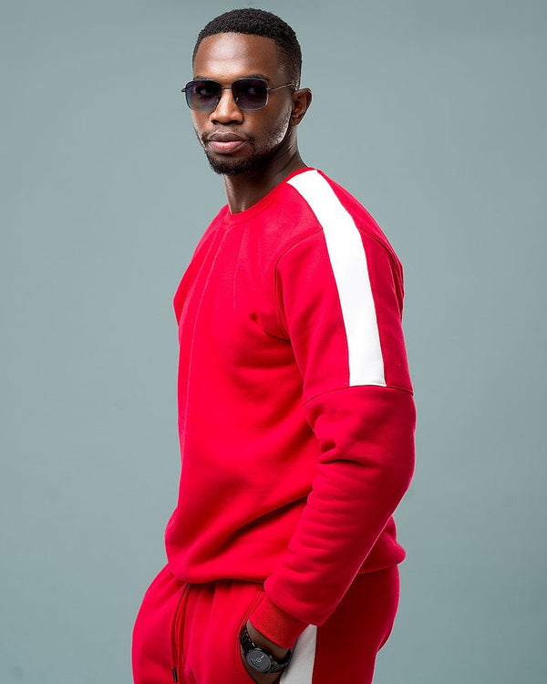 Squid Sweatshirt - Red/White