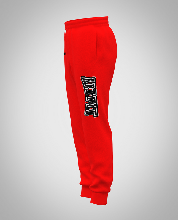 Kids Red Sweatpants(Heavy Fabric)