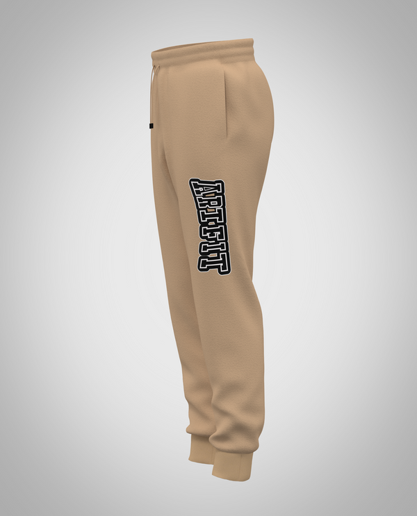 Kids Light Brown Sweatpants(Heavy Fabric)