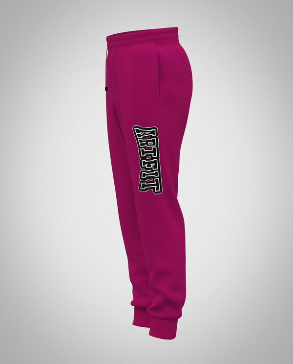 Kids Fuchsia Sweatpants(Heavy Fabric)