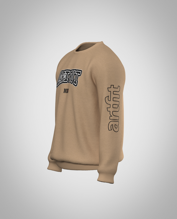 Light  Brown Sweatshirt(Heavy fabric)