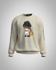 Cream White Sweatshirt(Heavy fabric)