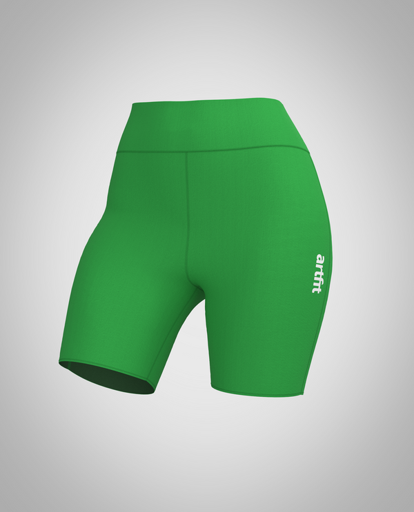 Emerald Green Bike Shorts