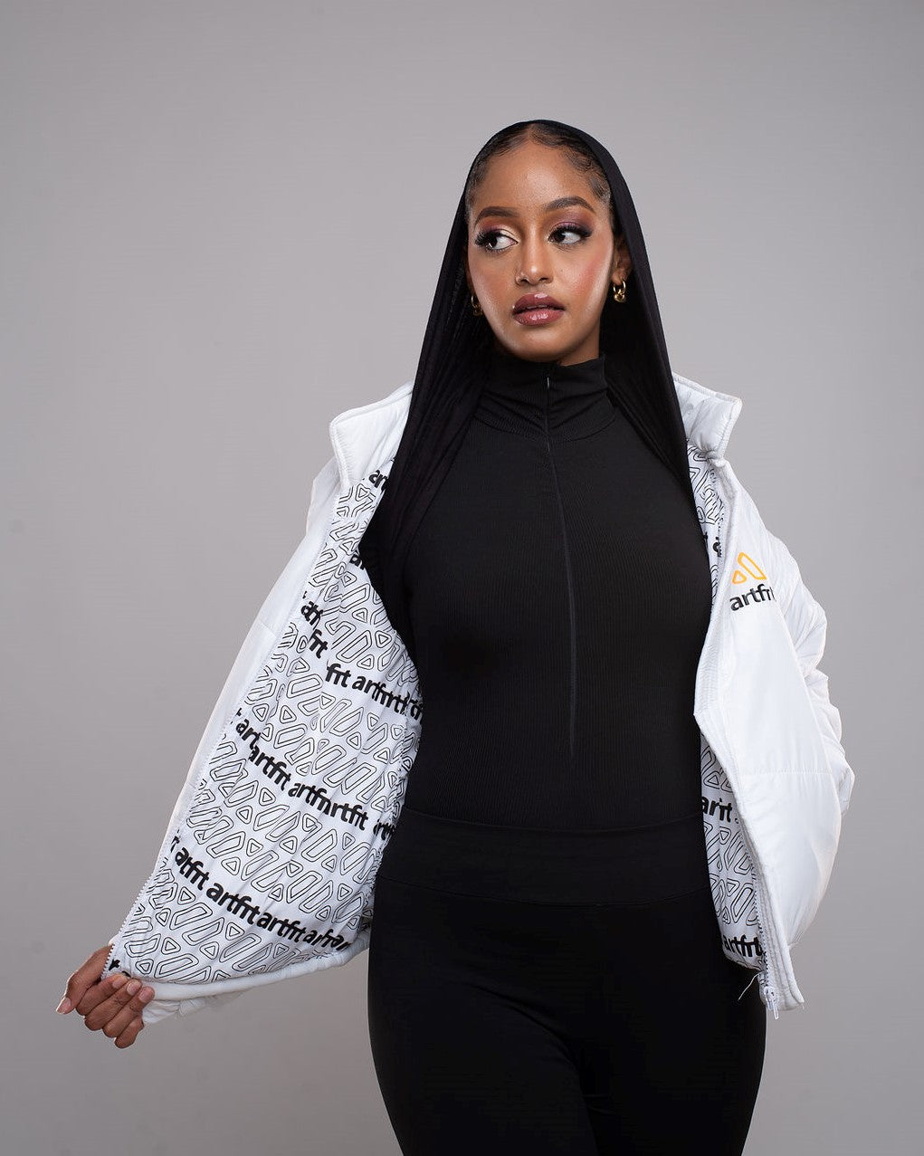 Classic Timeless Puffer Jacket- White