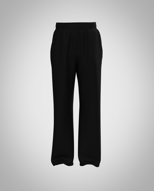 Kids Black Wide Legged Pants(Heavy Fabric)