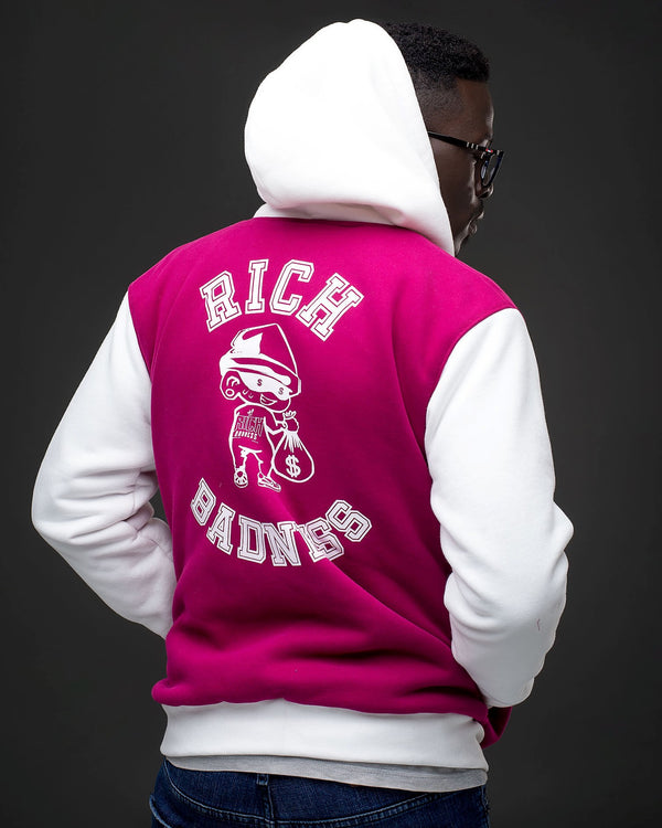 Rich Badness Varsity Jacket - Hooded