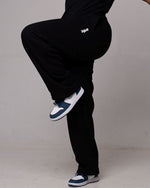 Wide-Legged Pants - Black