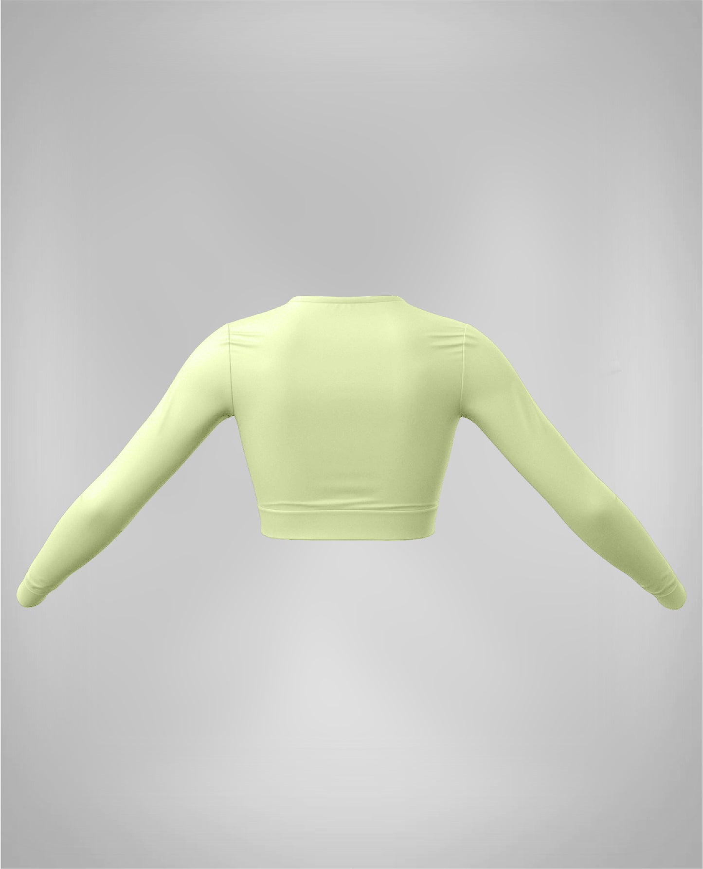 Amahle Lady Long Sleeve Crop Top- Mint green