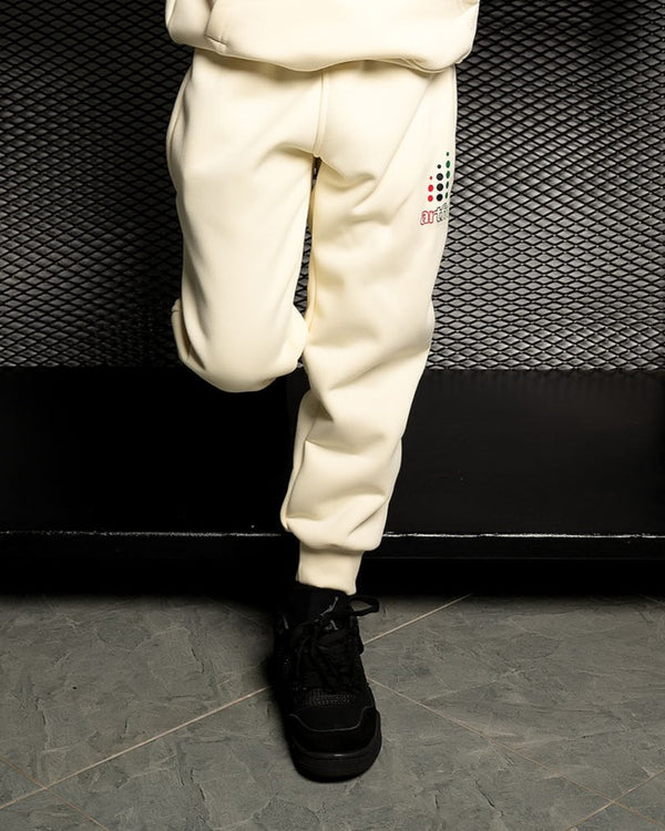Kids Fahari Sweatpant - Cream White