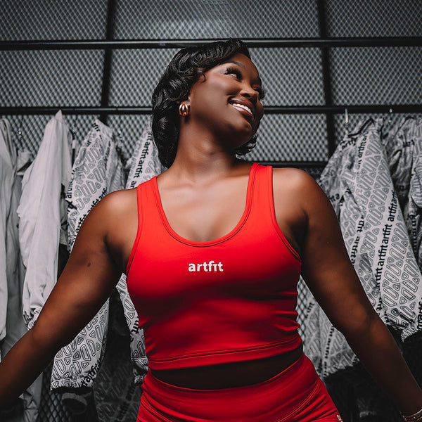 Amahle Vest Top- Red