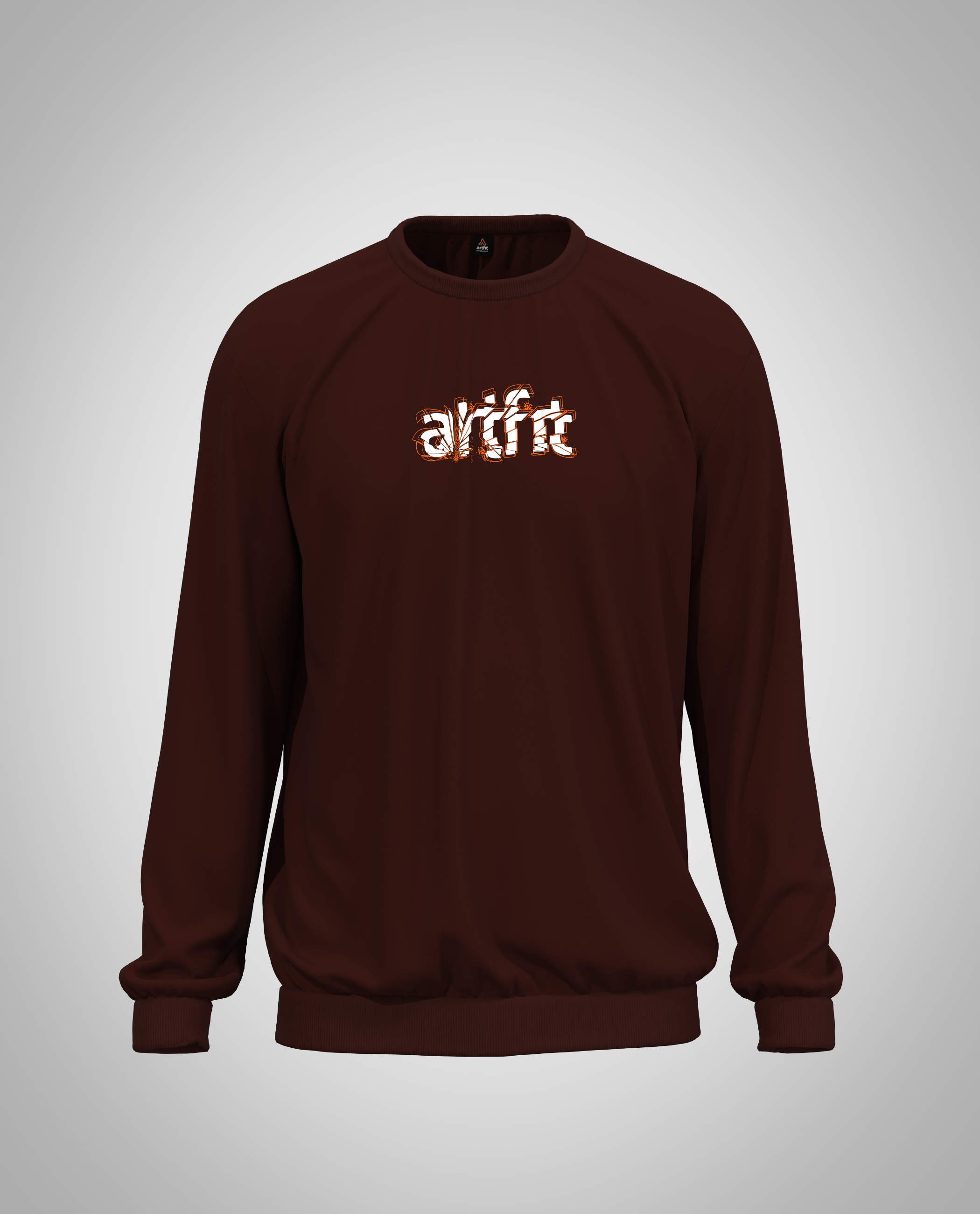Dark Brown Sweatshirt(Heavy Fabric)