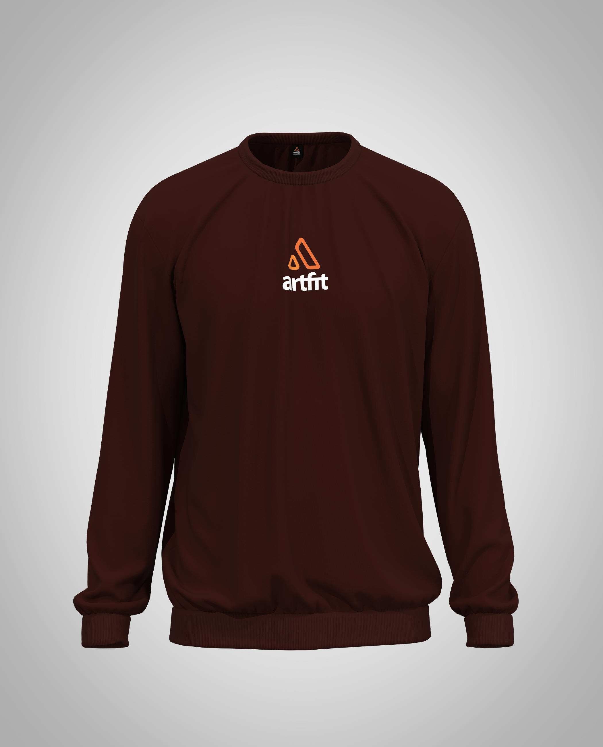 Dark Brown Sweatshirt(Heavy Fabric)